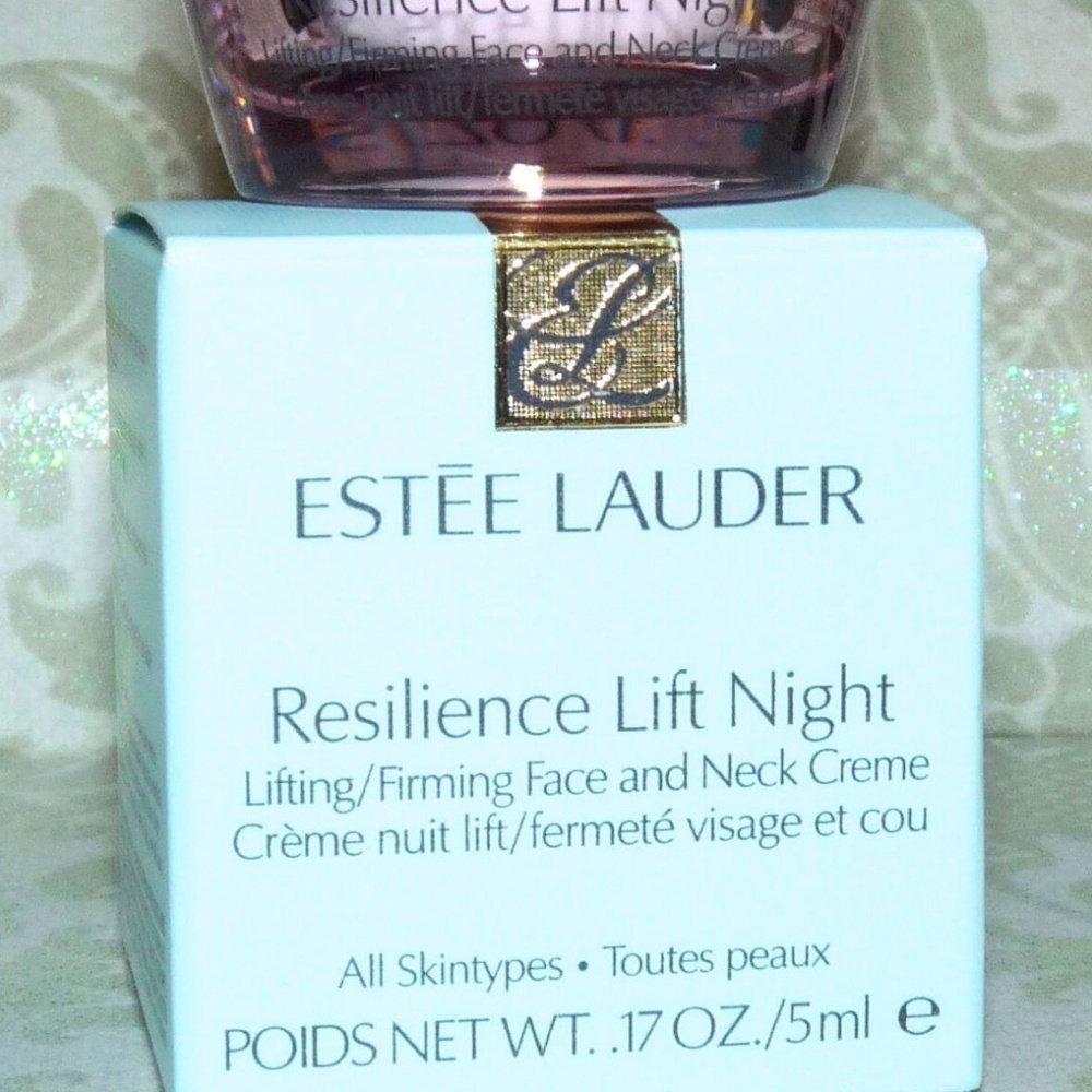 🎀$13 - Estee Lauder Resilience Lift Night Lifting Firming Face Neck Creme .17oz - Picture 14 of 14